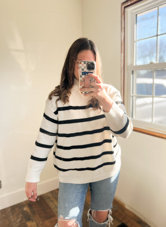 Striped Oversized Sweater
