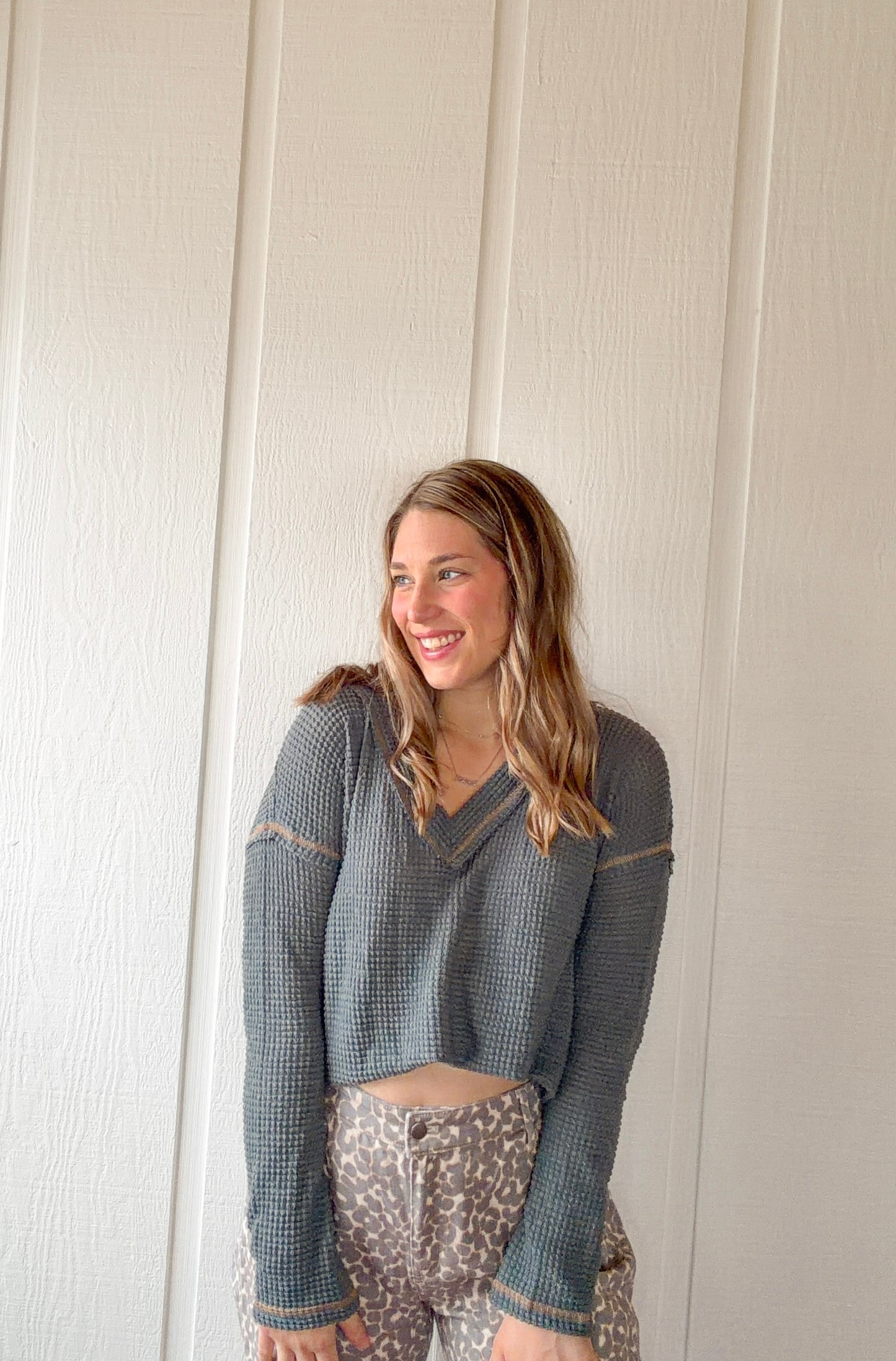 Oversized V-Neck Tee