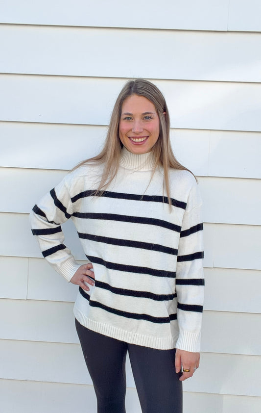 Striped Oversized Sweater